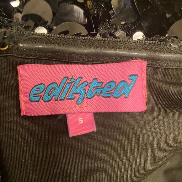 EDIKTED Small Samba Sequin Strapless Mini Dress - Picture 3 of 4